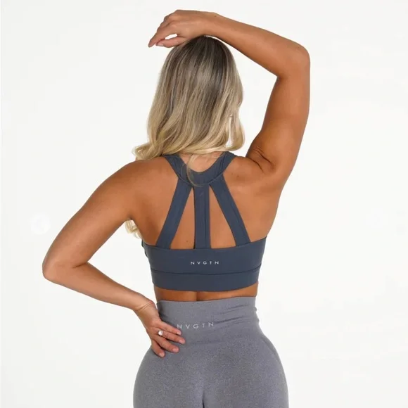 NVGTN Stone Grey Trio Bra- S - Picture 1 of 2